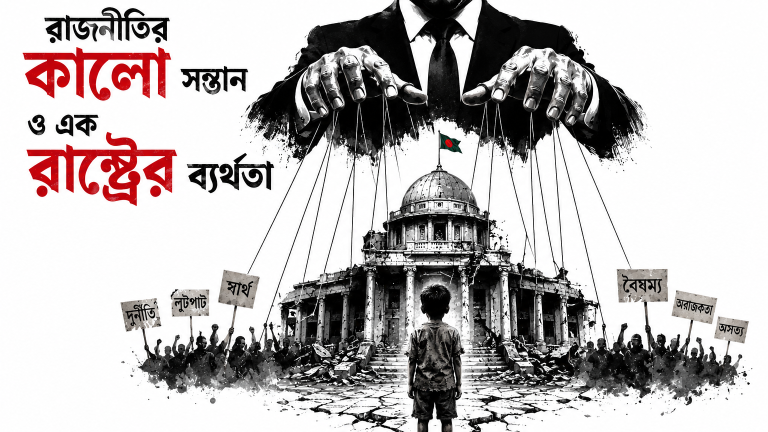 রাজনীতির কালো সন্তান ও এক রাষ্ট্রের ব্যর্থতা